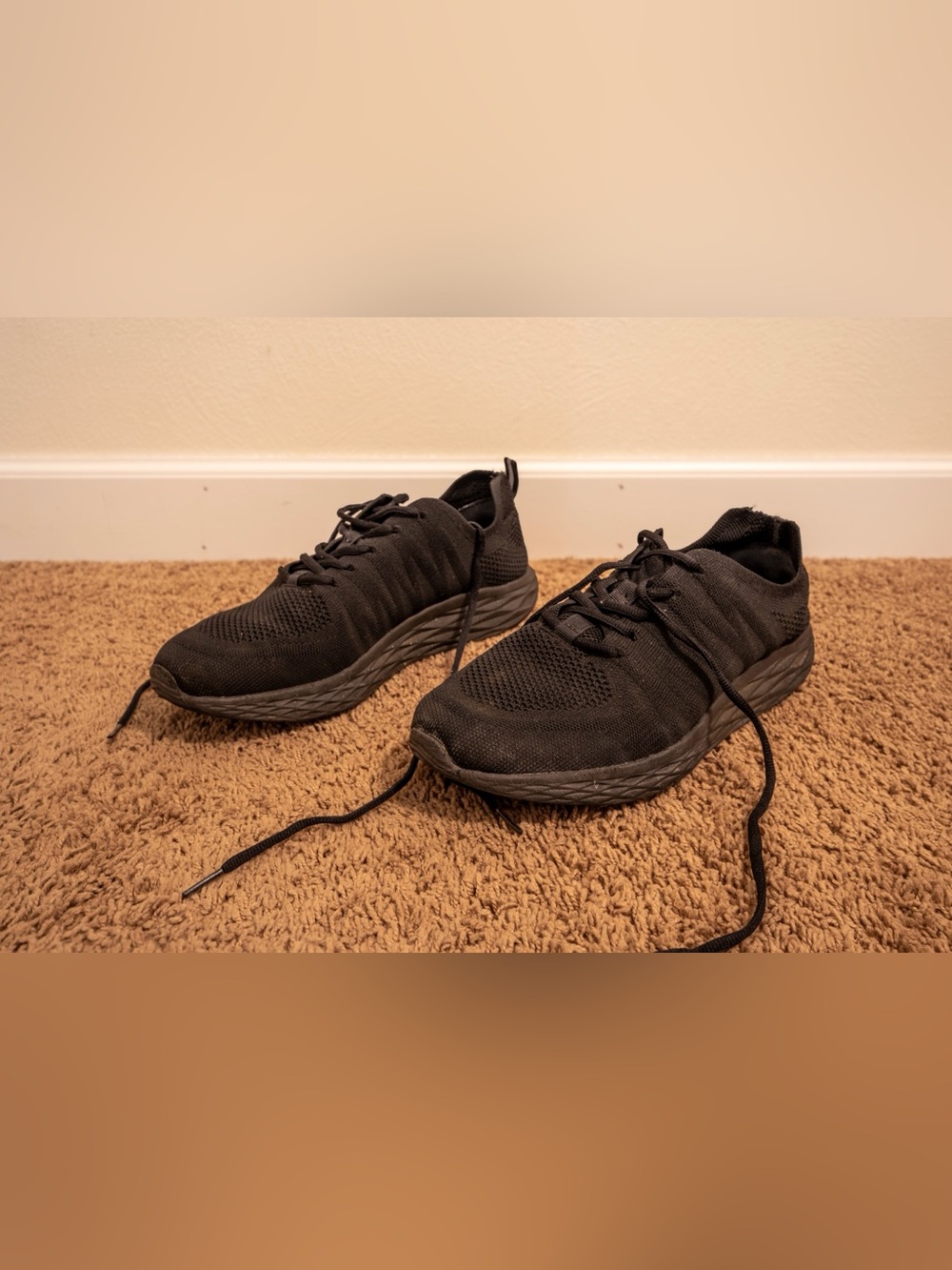 Shoes for crews all black slip resistant shoes size 11